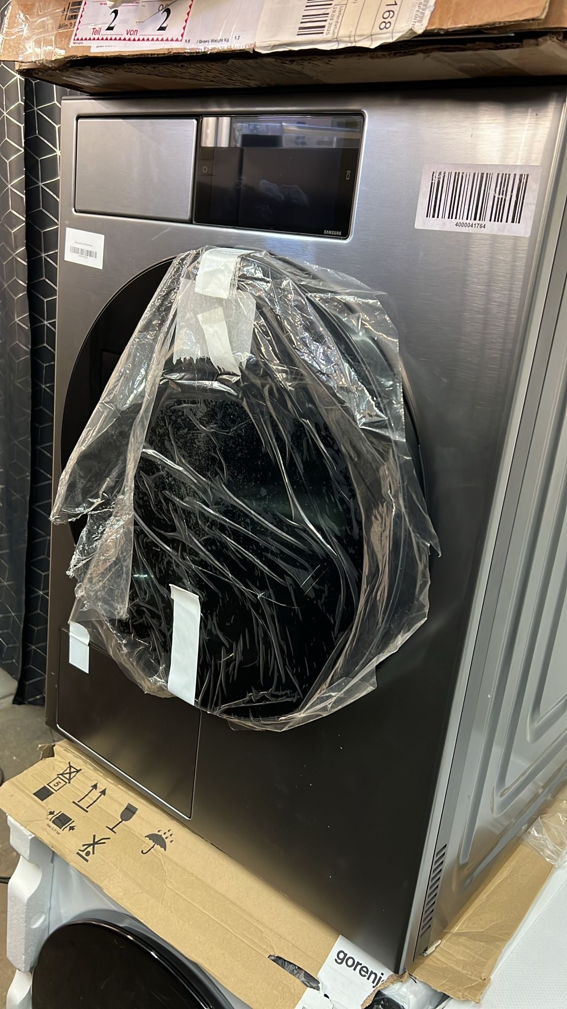 Samsung Wärmepumpentrockner DV90F09F4S – 9 kg, A+++, WiFi, Edelstahl | Neuware mit 2 Jahren Garantie