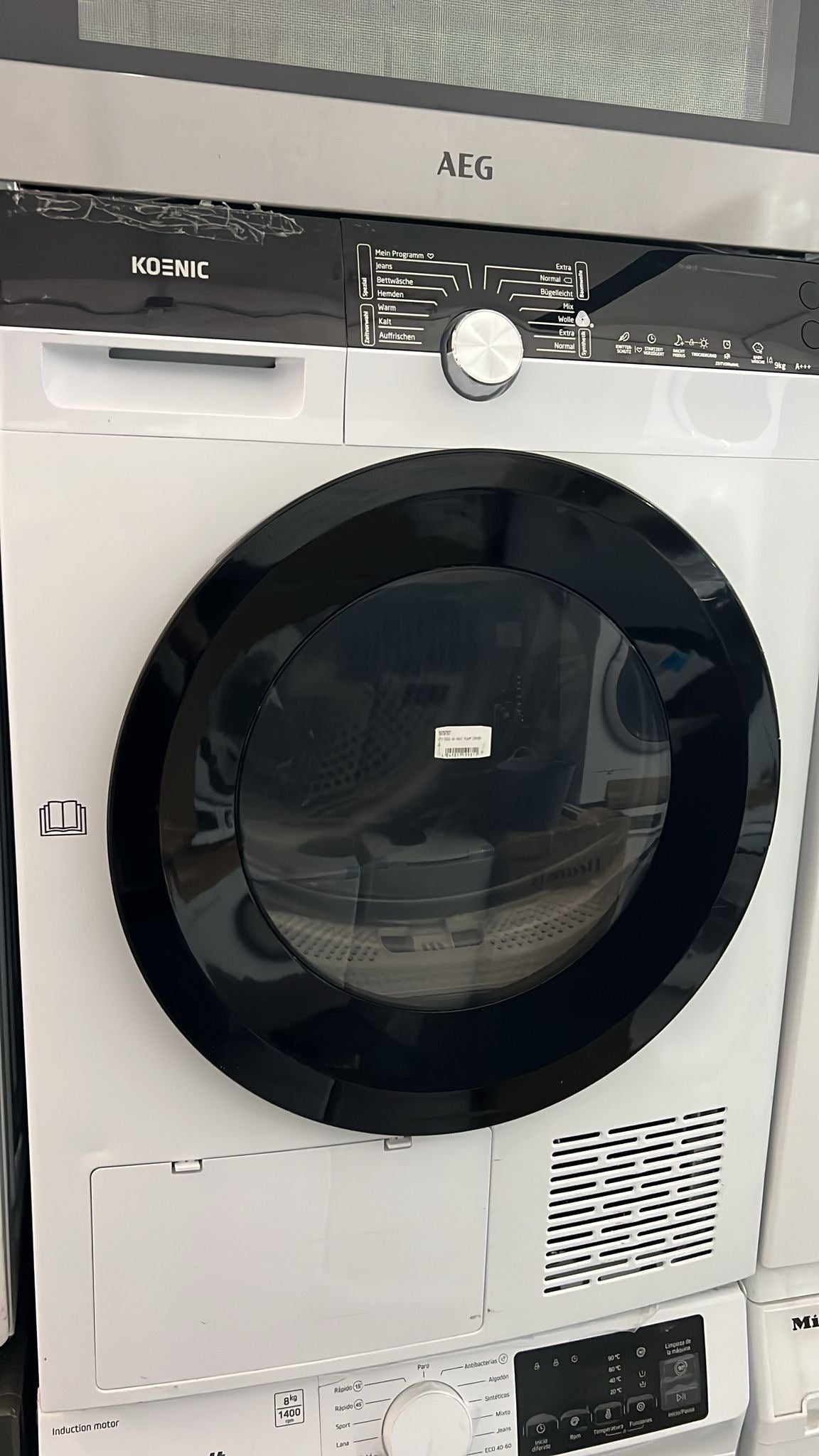 KOENIC KTD 9332 A3 Wärmepumpentrockner 9 kg – Energieeffizienz A++ | Günstig kaufen(Retour ware )