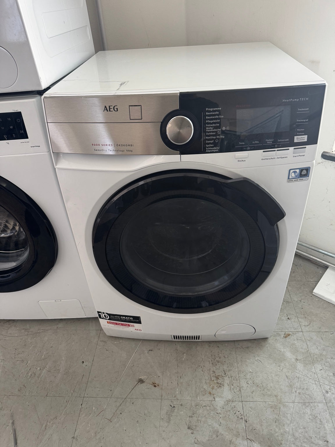 AEG 9000 Series ÖKOKombi Waschtrockner – 9/6 kg – Gebraucht