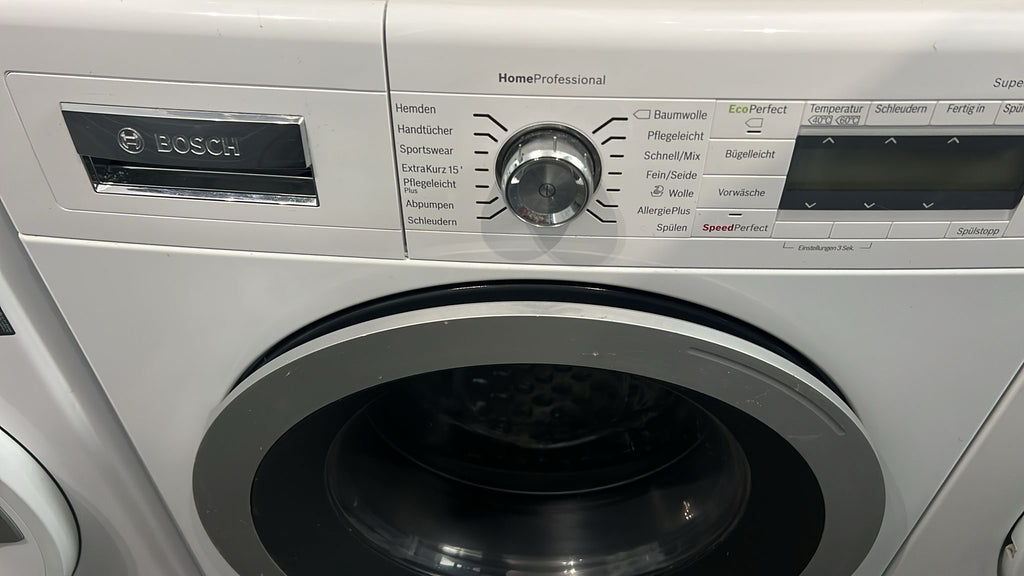 Bosch HomeProfessional Waschmaschine 8 kg – Super Silence & EcoPerfect | Retourware