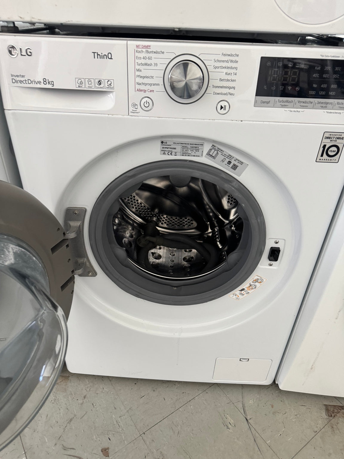 8 KG LG ThinQ Waschmaschine – Kaum Benutzt