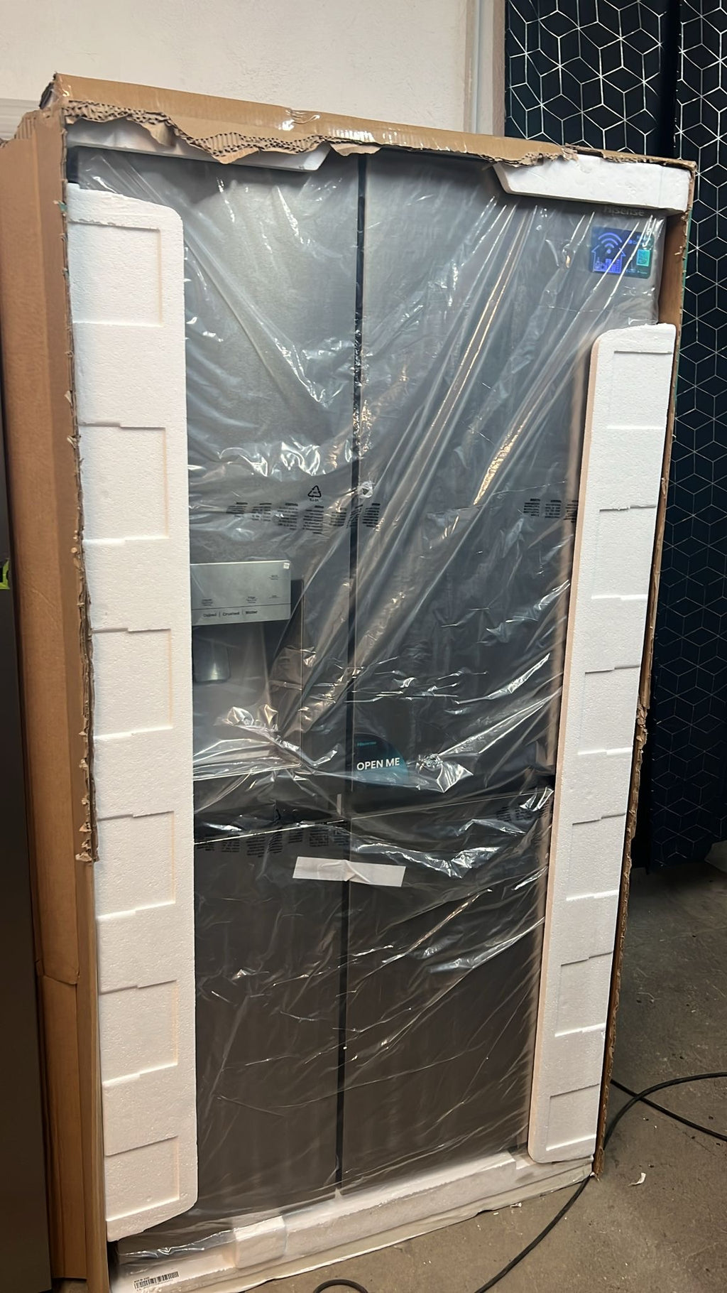 Hisense Side-by-Side Kühlschrank mit ConnectLife