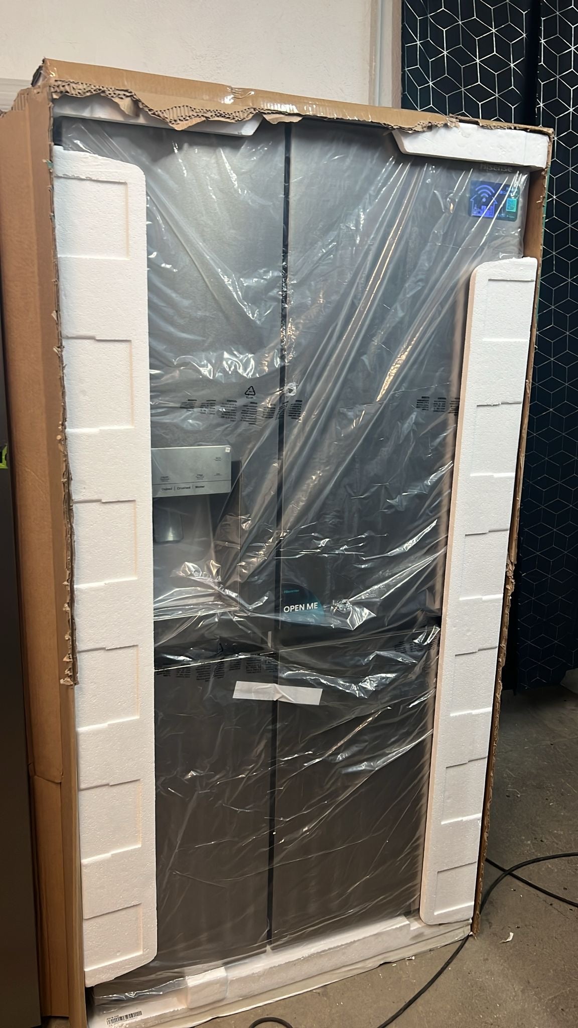 Hisense Side-by-Side Kühlschrank mit ConnectLife