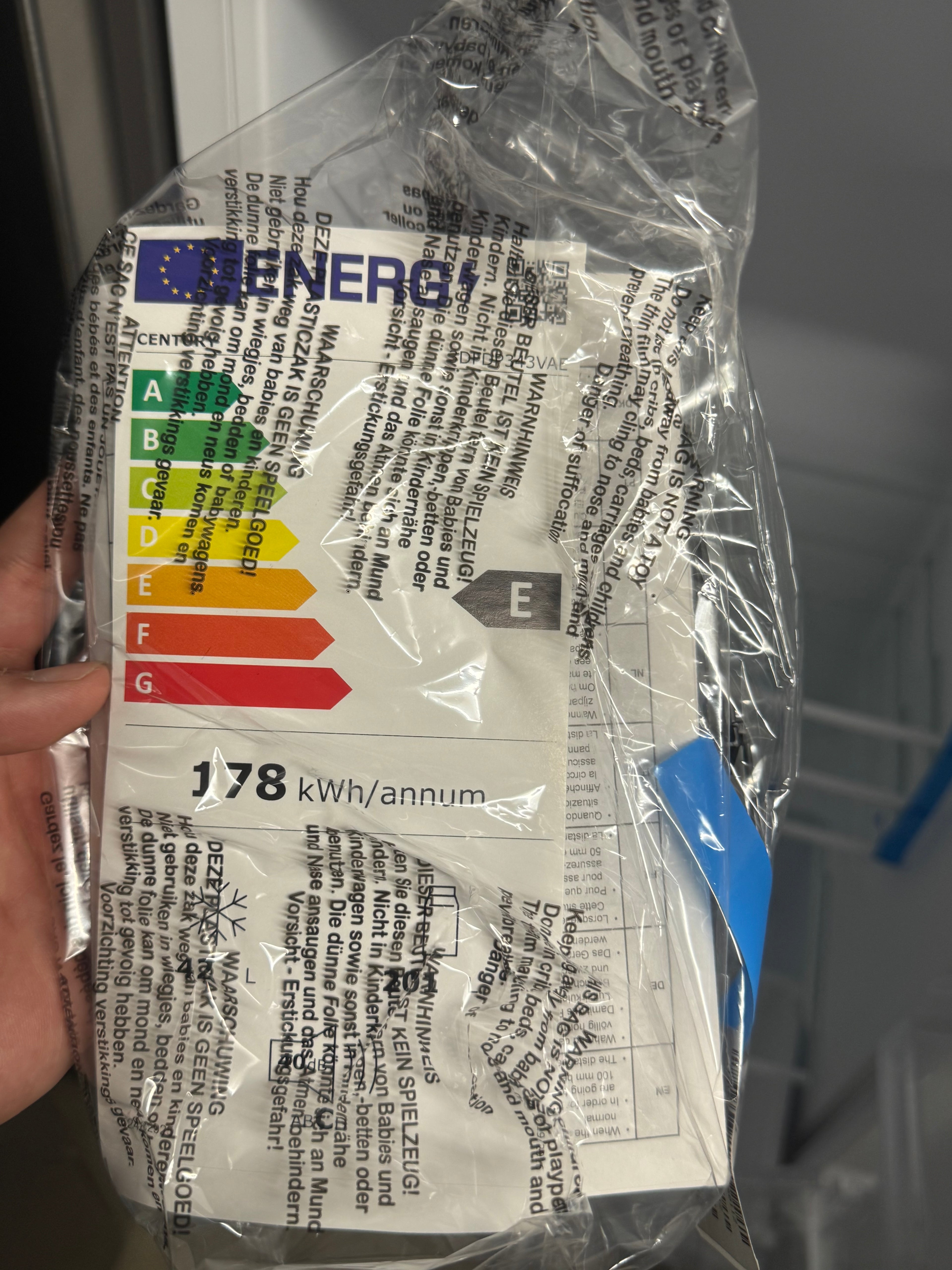 Century Kühl-Gefrierkombination – 178 kWh, 2 Türen, Weiß | Neuware
