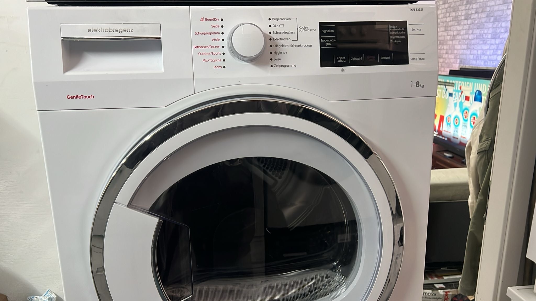 Elektra Bregenz Trockner – GentleTouch, 8 kg (gebraucht, geprüft & funktionsfähig)