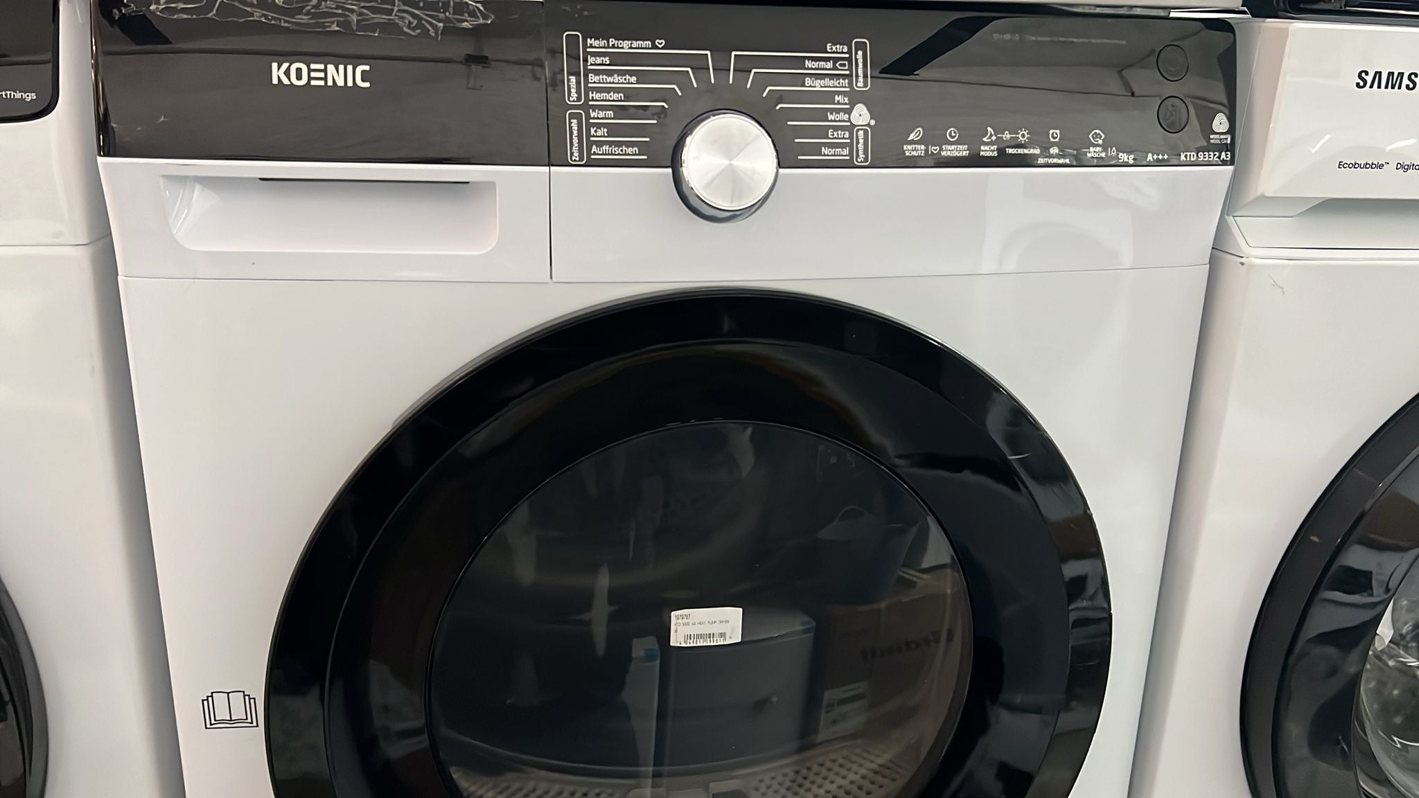 KOENIC KTD 9332 A3 Wärmepumpentrockner 9 kg – Energieeffizienz A++ | Günstig kaufen(Retour ware )