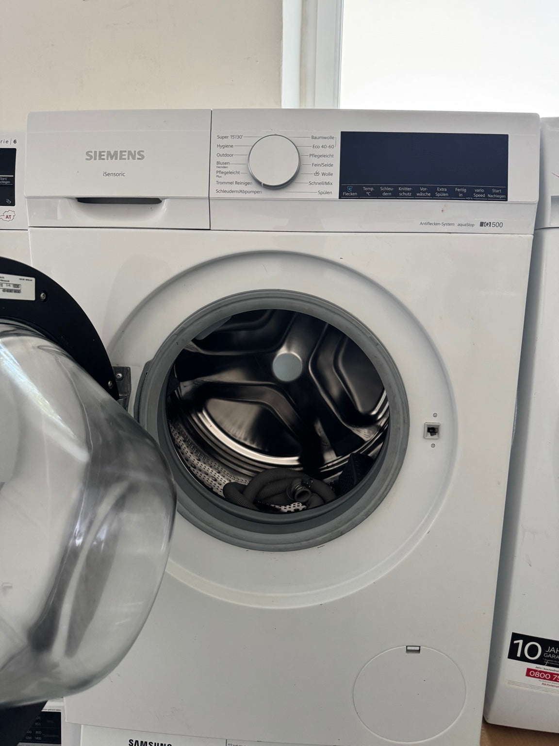 10 KG Siemens iSensoric Waschmaschine – Kaum Benutzt