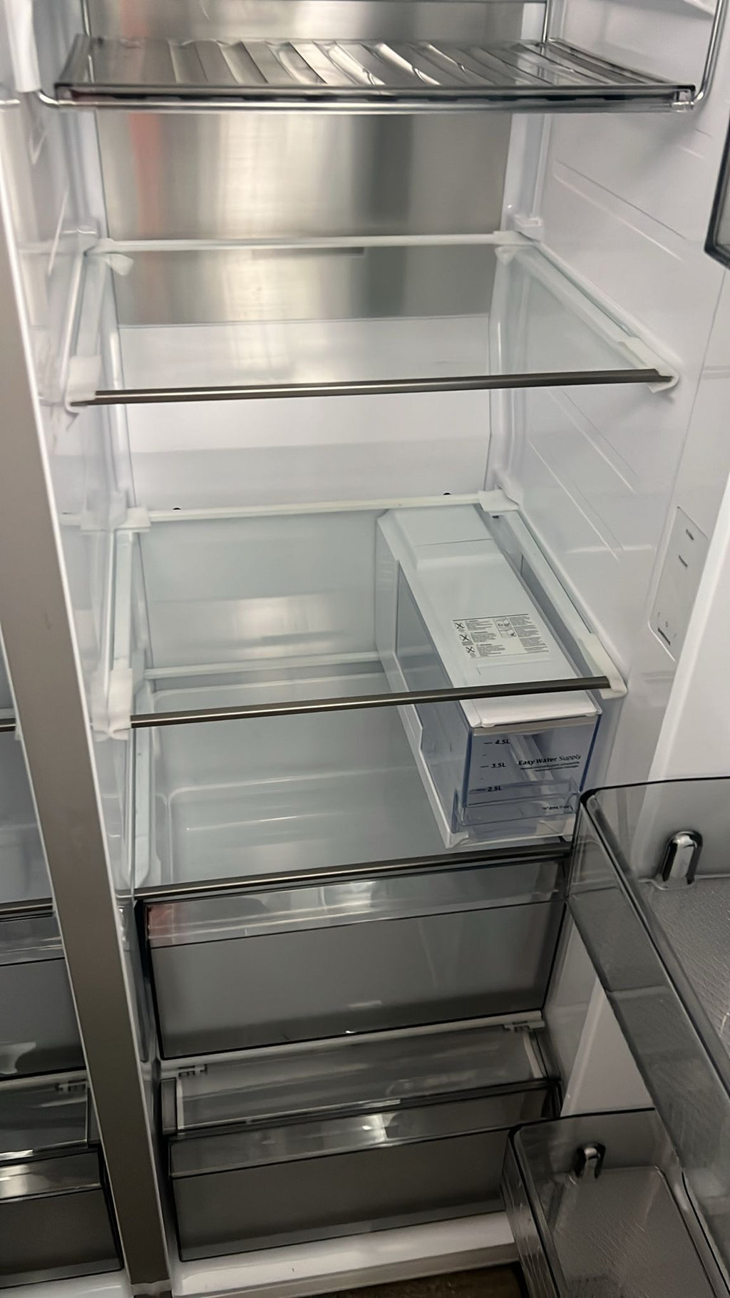 Samsung Side-by-Side Kühlschrank – Wasser- & Eisspender, Edelstahloptik, Twin Cooling | Retourware