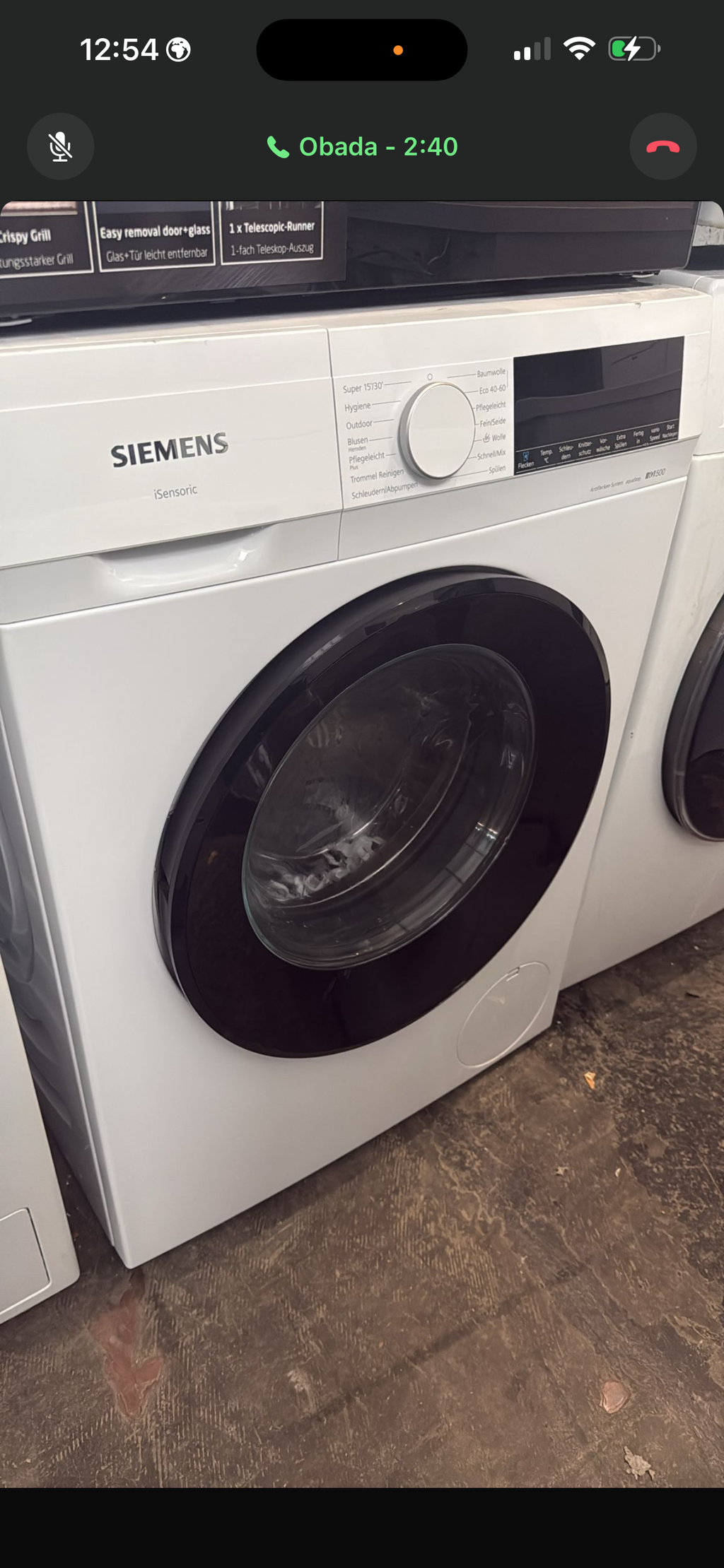 Siemens iSensoric – Frontlader Waschmaschine · Neuware · Energieeffizient & Leise ( Neue )