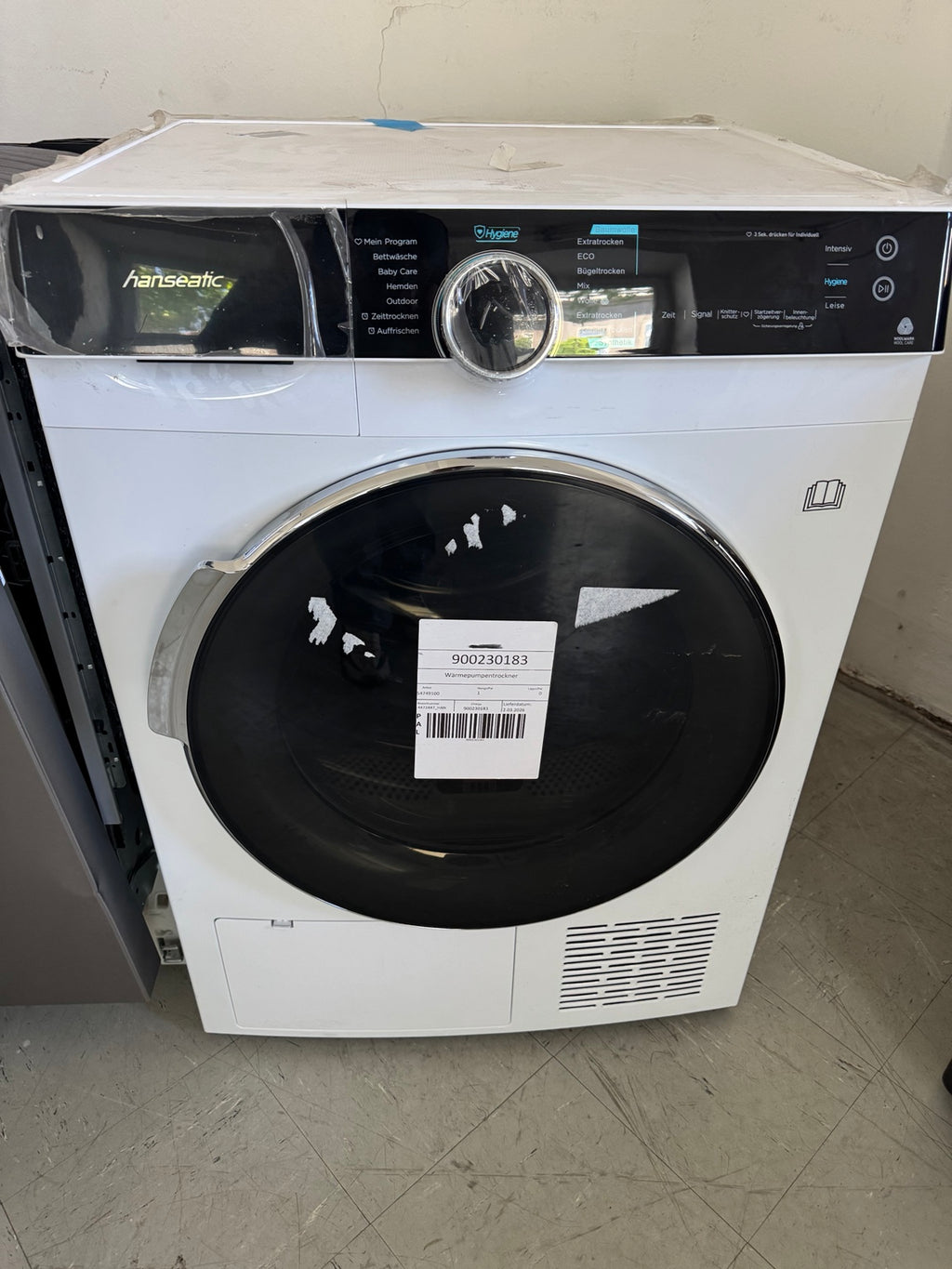 8 KG Hanseatic Wärmepumpentrockner – Komplett Neu
