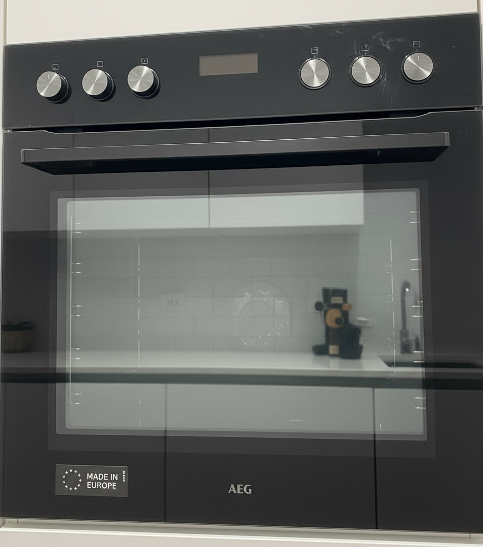 Koenic Einbau-Set – Backofen & Glaskeramikkochfeld, 70 Liter Kapazität