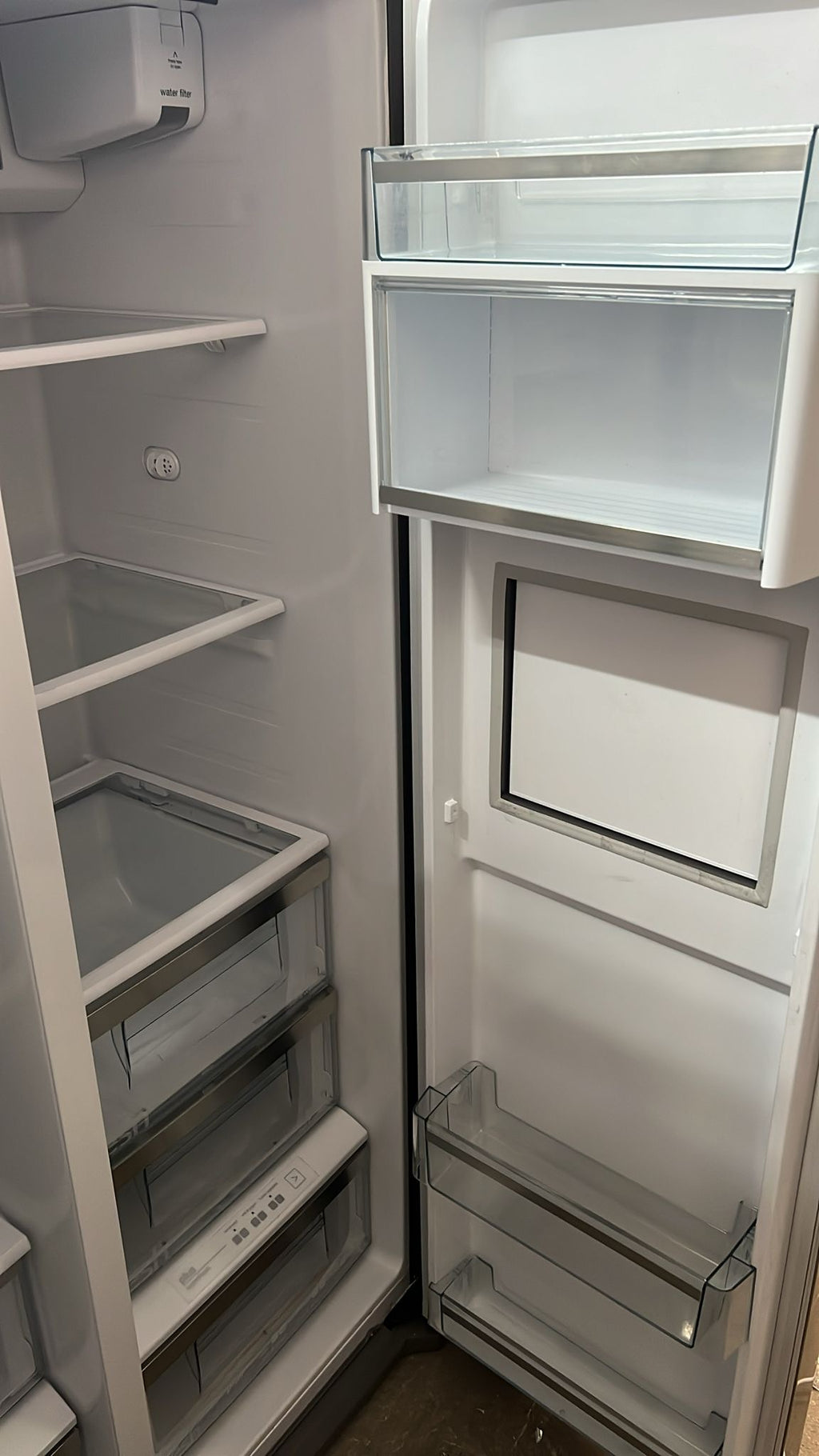 Siemens Side-by-Side Kühlschrank – No Frost, Wasserspender, Edelstahl | Retourware