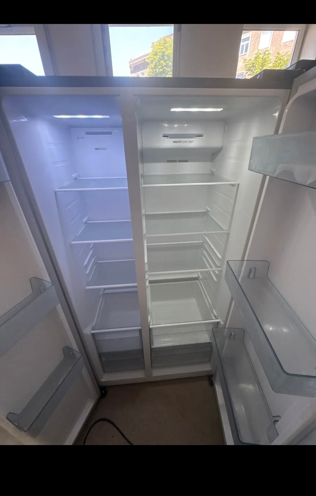 GORENJE Side-by-Side »NRS917E41BXWD« 178,6 cm hoch 91,1 cm breit MultiAirFlow-System