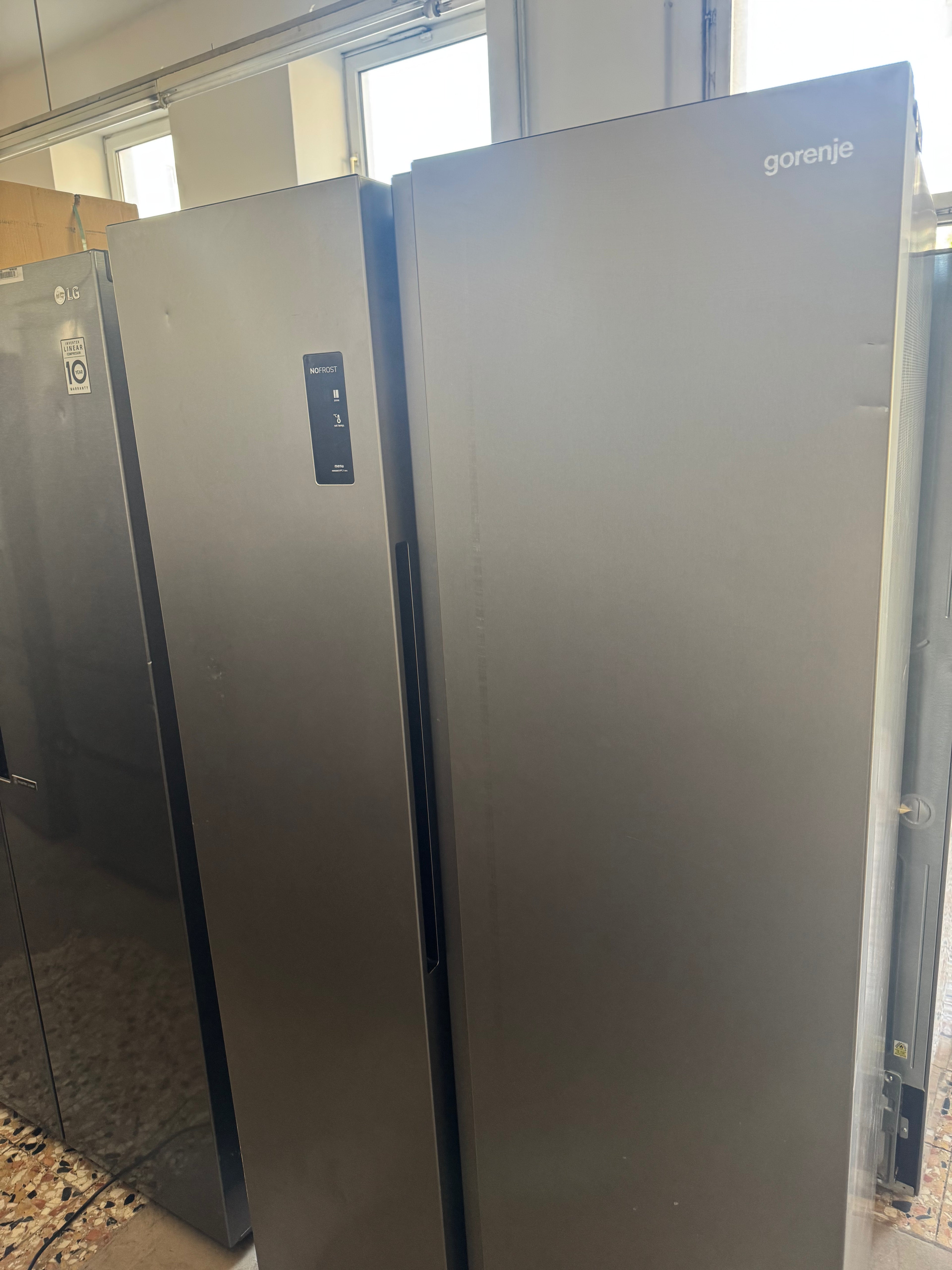 GORENJE Side-by-Side »NRS917E41BXWD« 178,6 cm hoch 91,1 cm breit MultiAirFlow-System