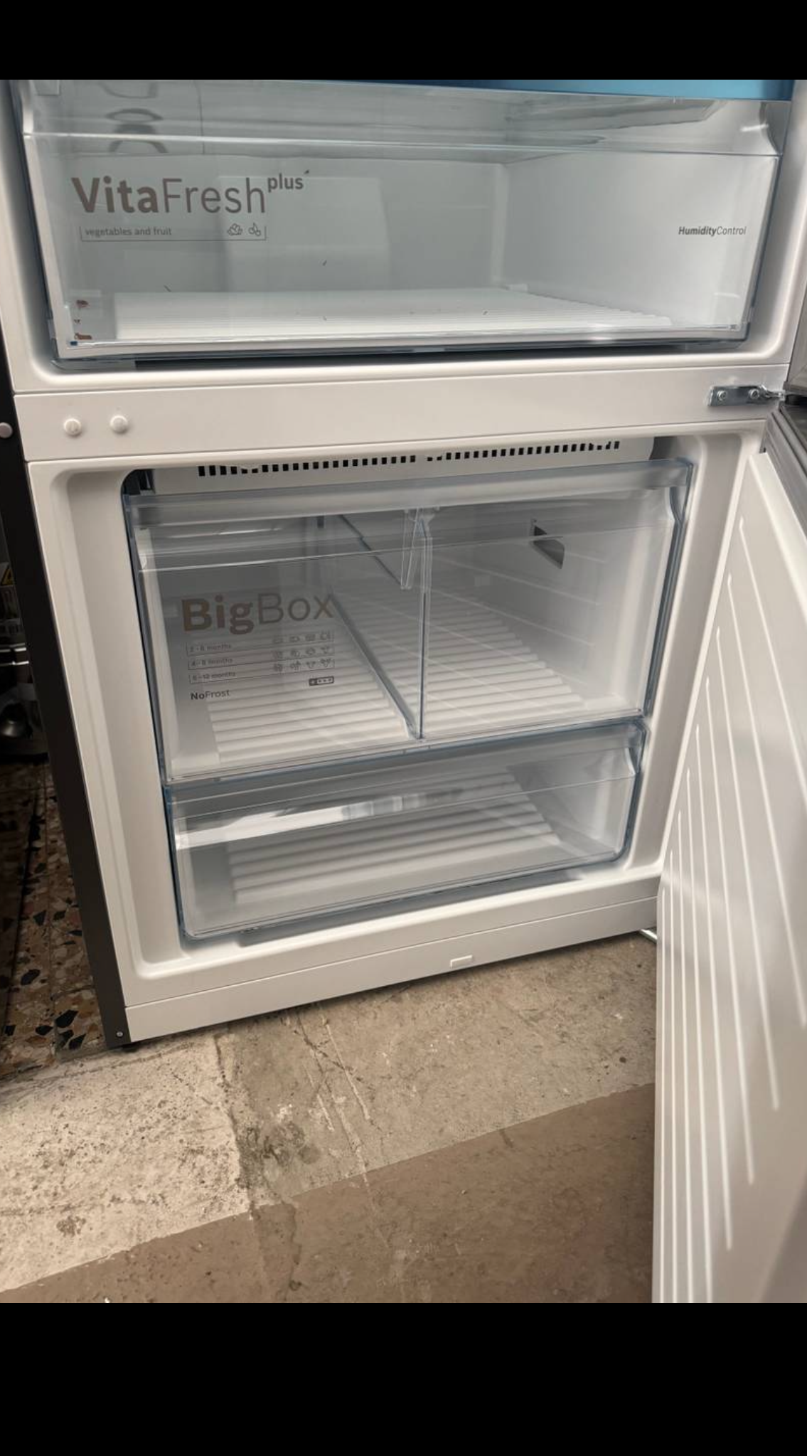 BOSCH KGN49AIBT Serie 6 Kühl- und Gefrierkombination (B, 440 l, 2030 mm hoch, Standgerät, No Frost
